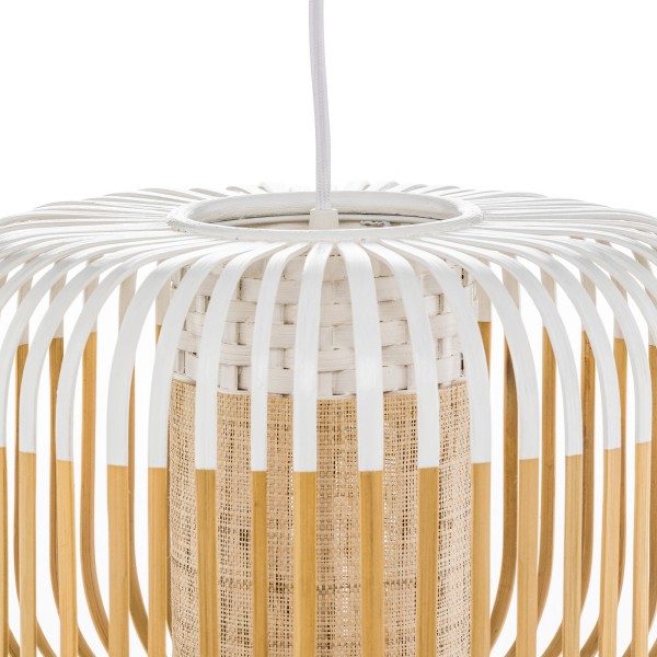 Colgante Bamboo light S blanco